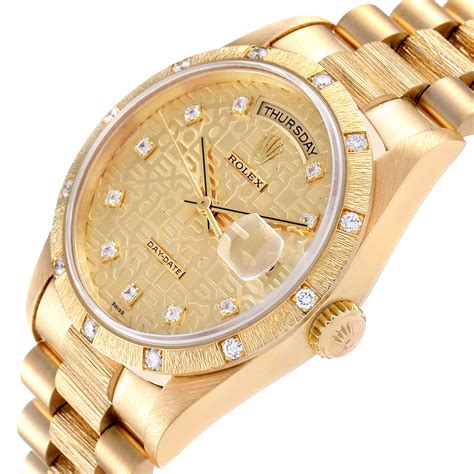 rolex 18k diamonds president